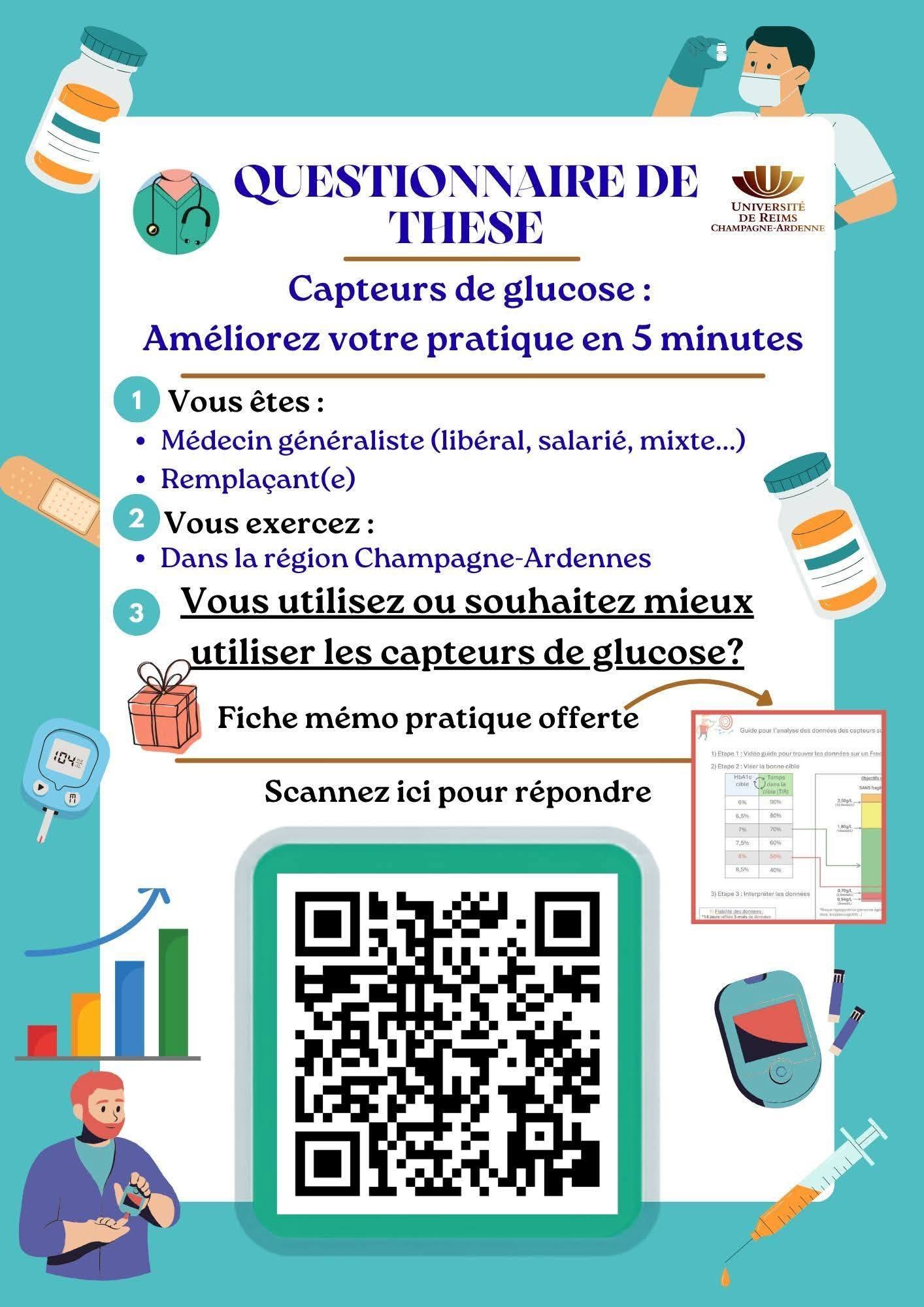 these-capteur glycemie